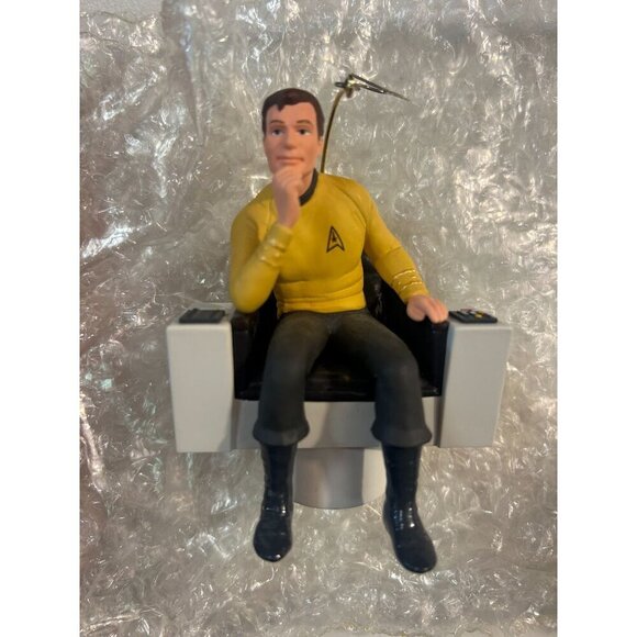 Star Trek Hallmark Keepsake Ornaments Set Of 3 Capt Kirk Mr Spock - Picture 5 of 7